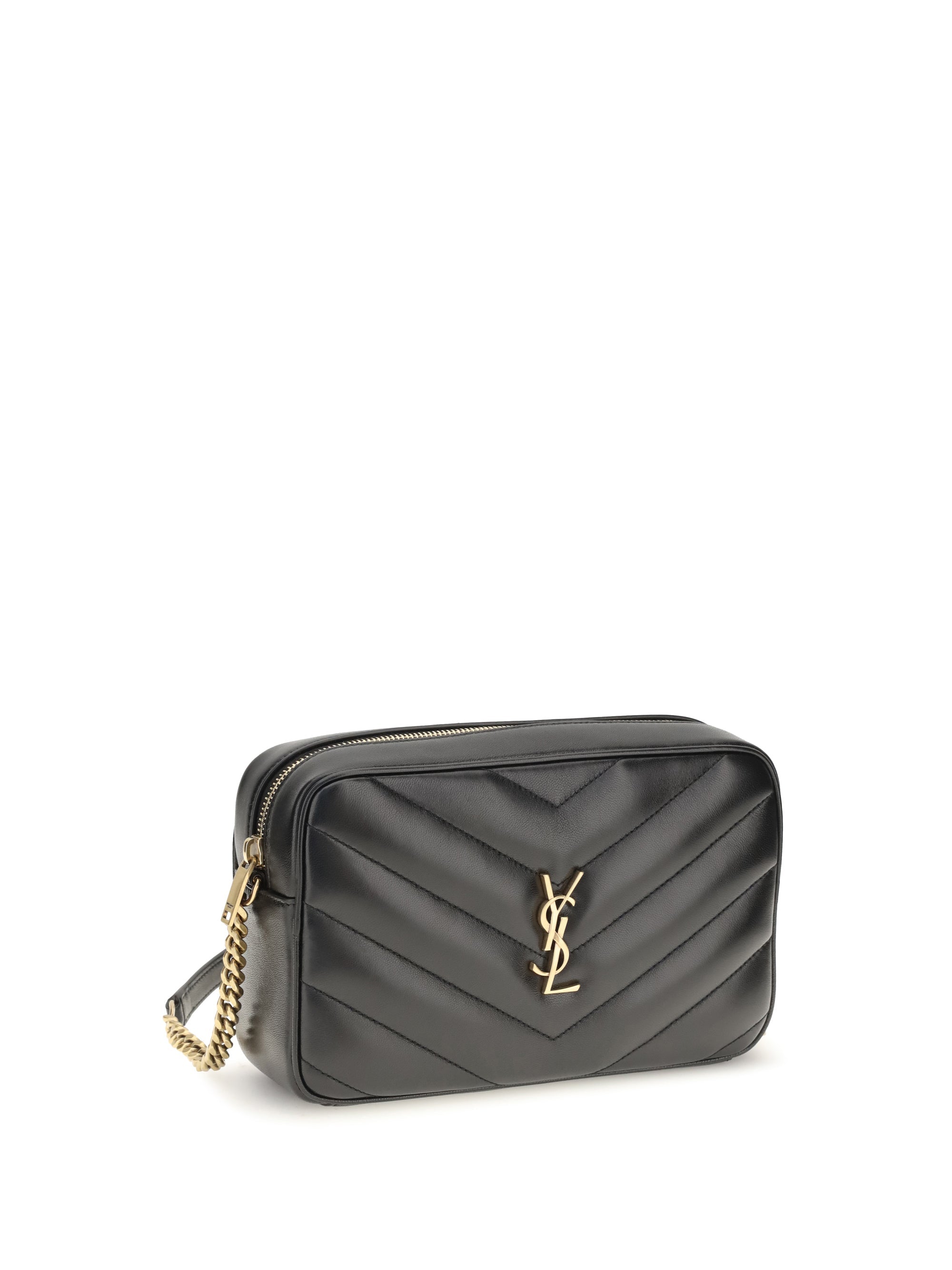 Saint Laurent Women Loulou Matelassé Leather Crossbody Bag
