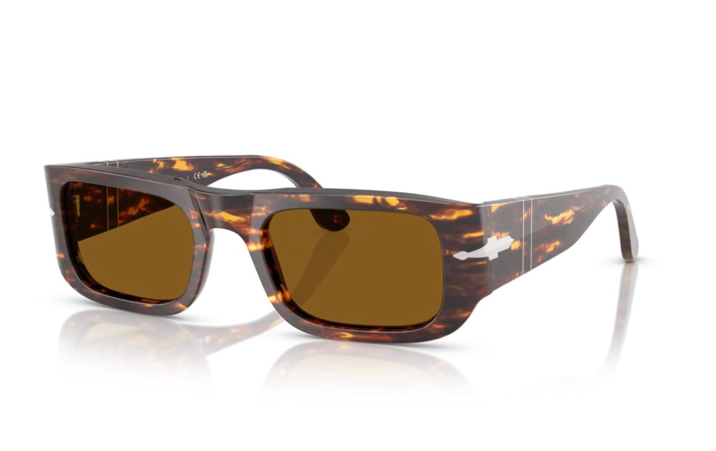Unisex Po 3362S Sunglasses In Brown/bright Yellow