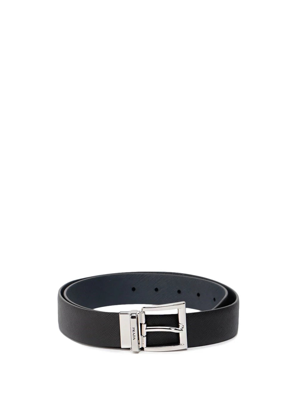 Prada Men Saffiano Leather Reversible Belt