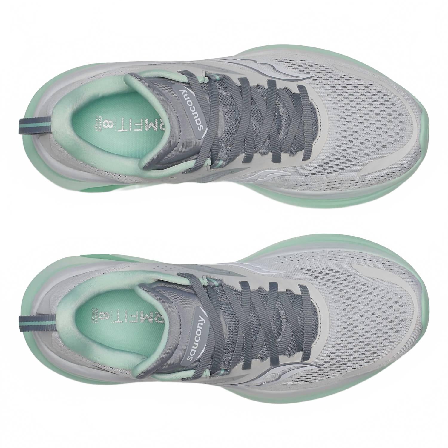 Women's Omni 22 Running Shoe In Gray/ Mint