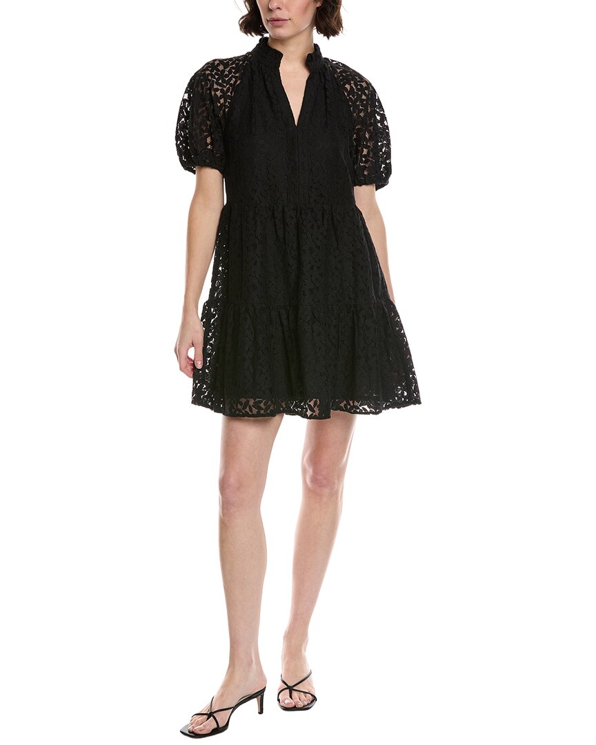 CeCe V-Neck Tiered Babydoll Dress