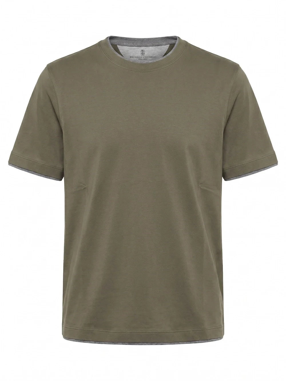 Brunello Cucinelli Men T-Shirt With Faux-Layering