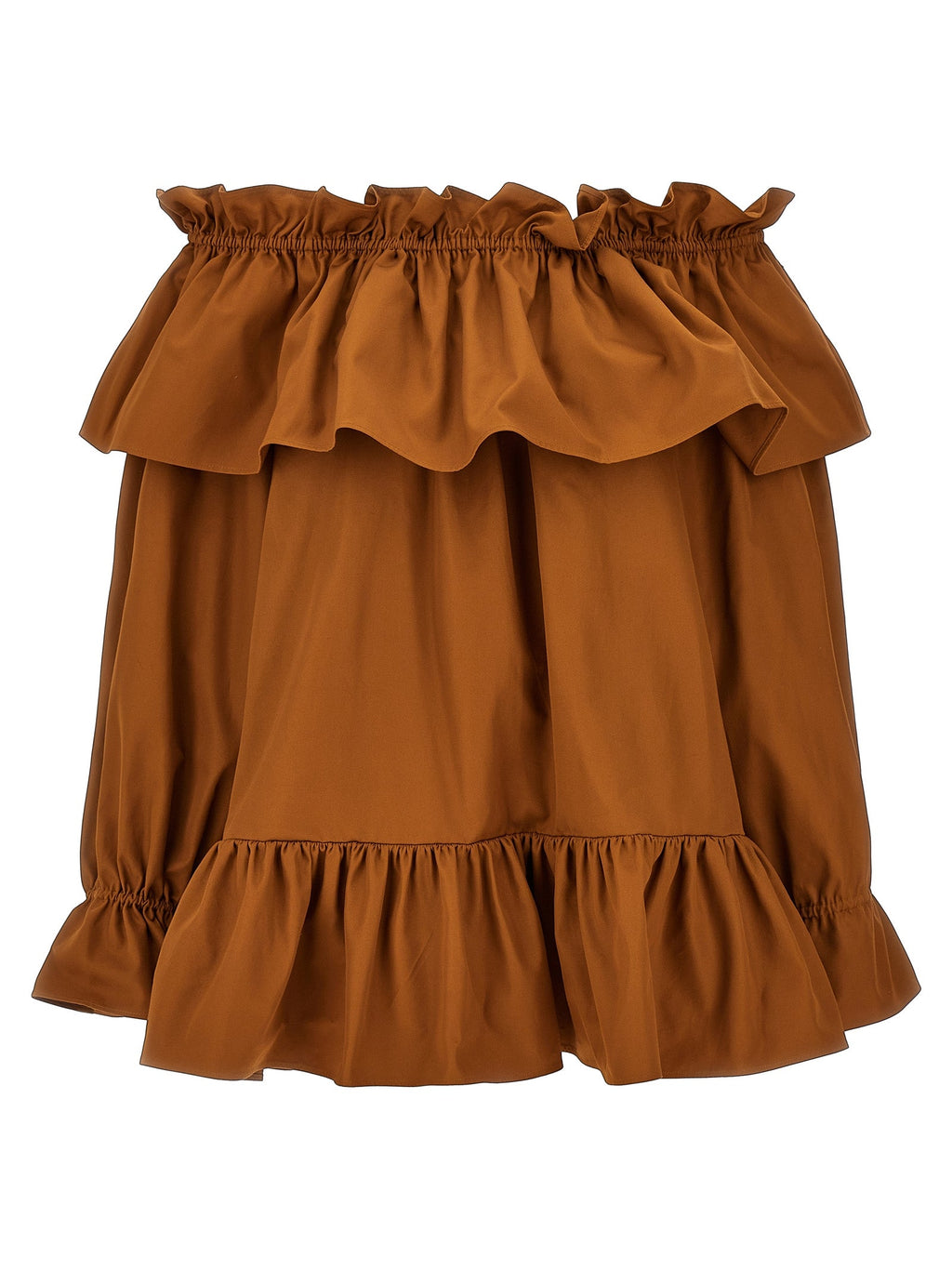 Saint Laurent Women Flounces Mini Dress
