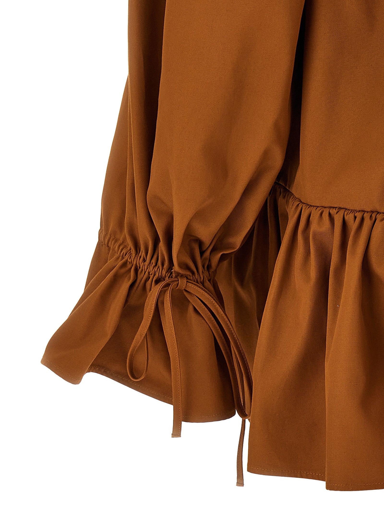 Saint Laurent Women Flounces Mini Dress