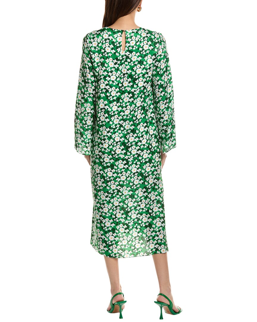 Borgo De Nor Phoenix Silk-Blend Midi Dress