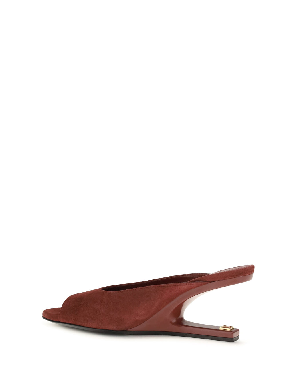 Balmain Women Suede Open-Toe Mules