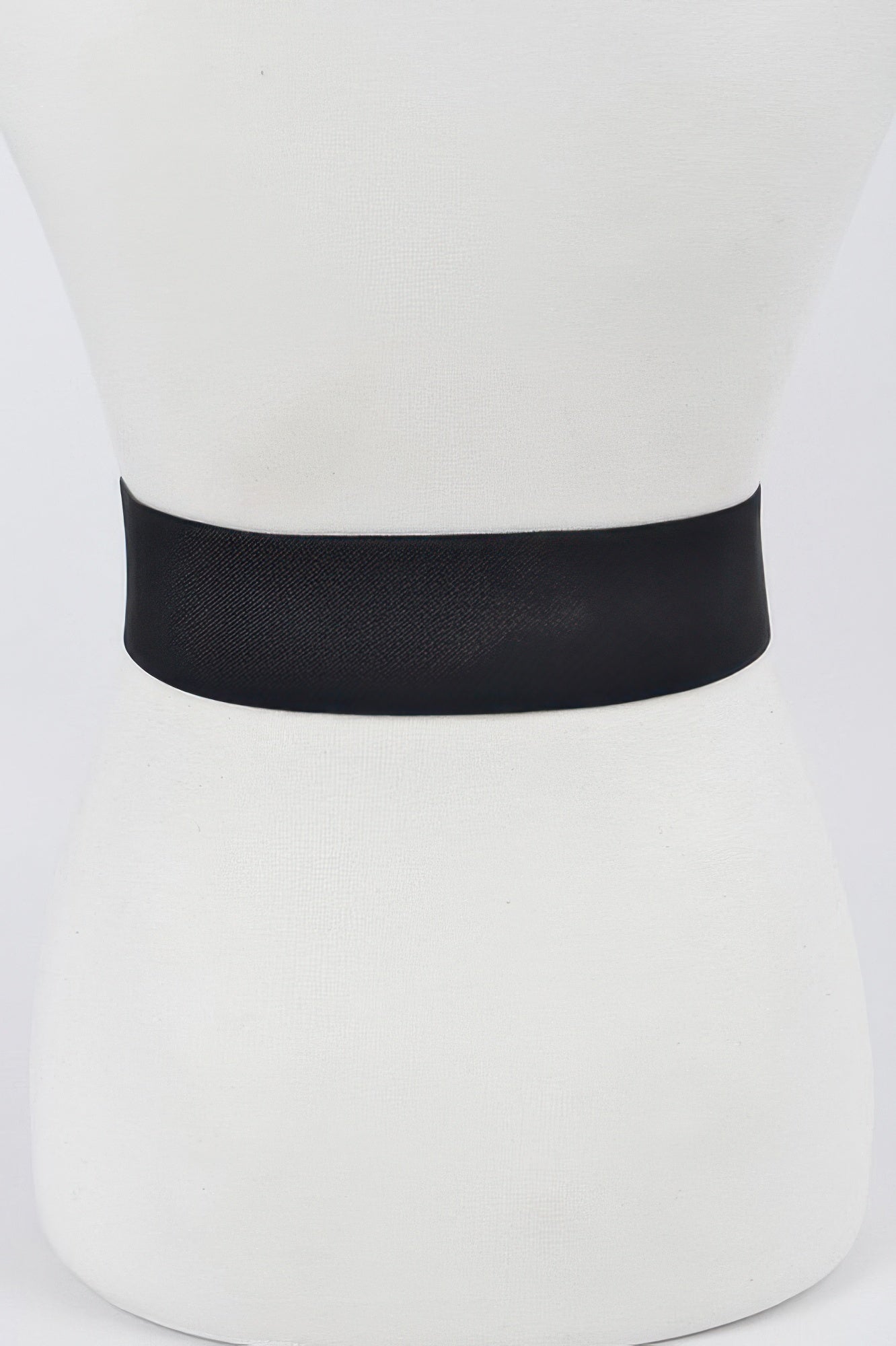 Faux Croc Wide Stretch Belt