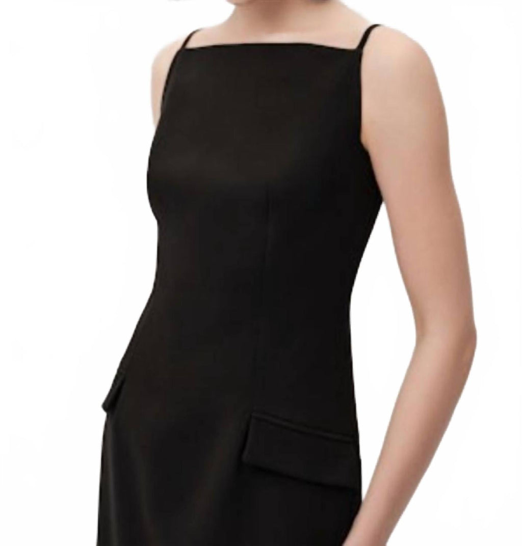 Glimmer Midi Dress In Black