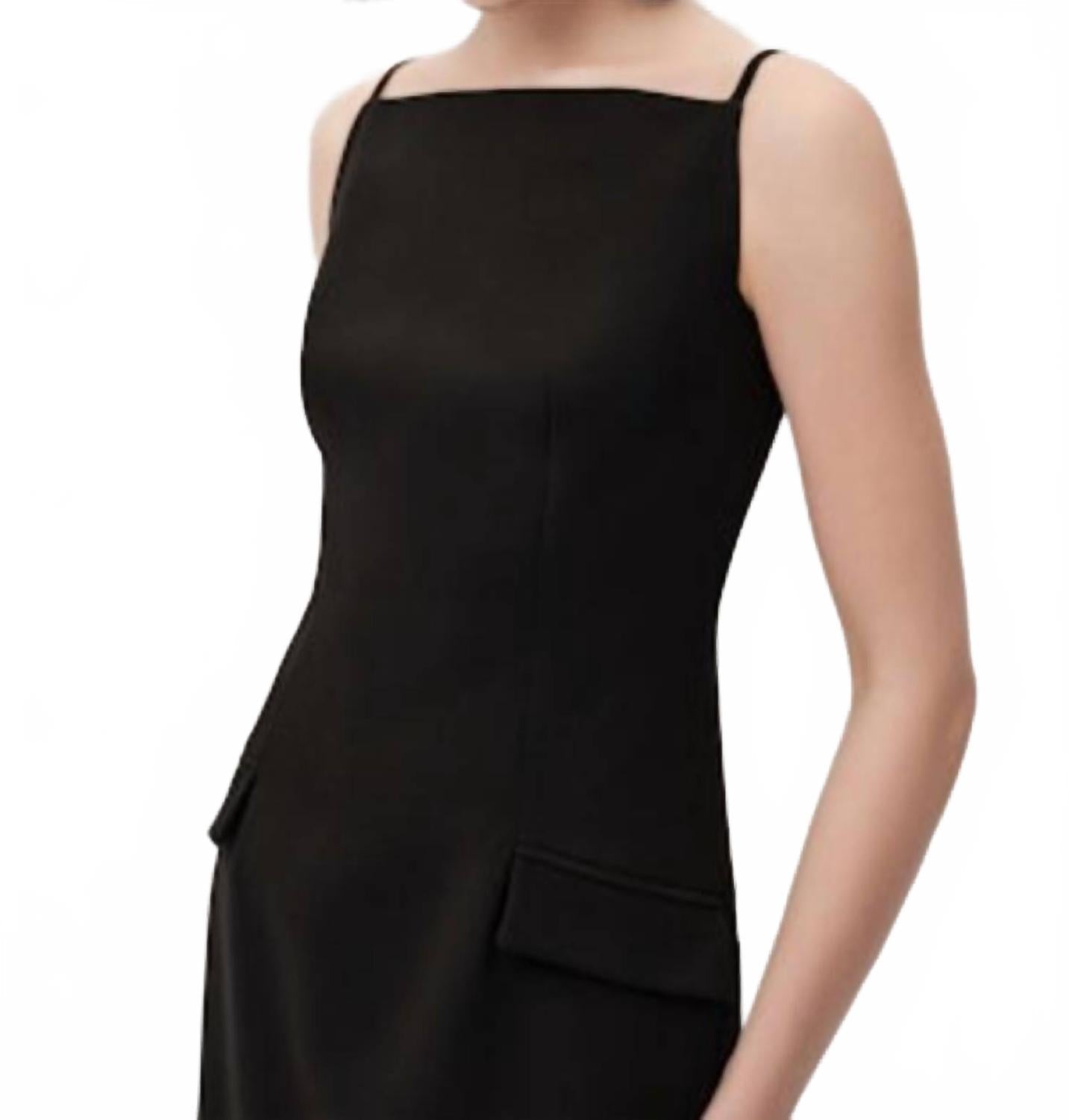 Glimmer Midi Dress In Black