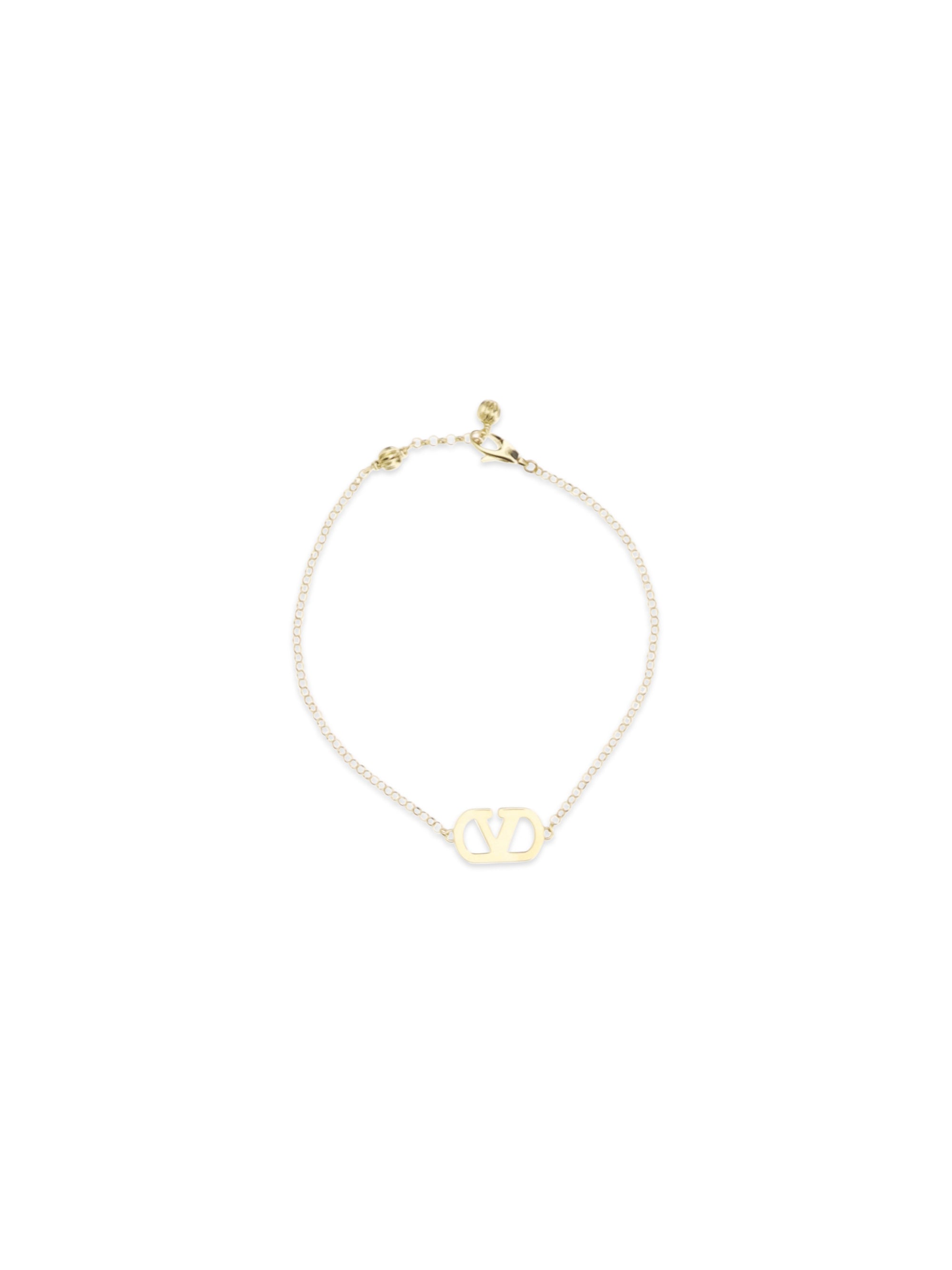 Valentino Garavani Women Vlogo Signature Bracelet In Metal And Swarovski® Crystals