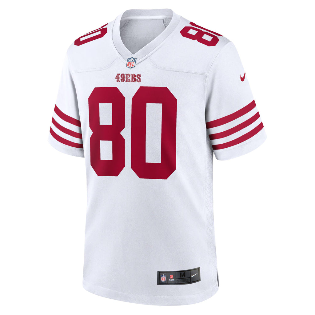 San Francisco 49ers Jerry Rice White Retired Player Game Jersey