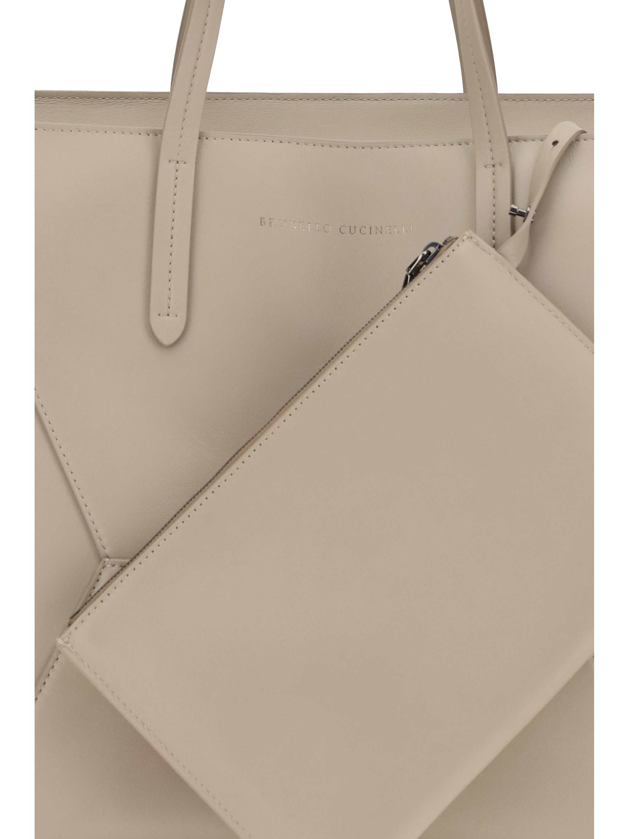 Brunello Cucinelli Women Leather Tote Bag