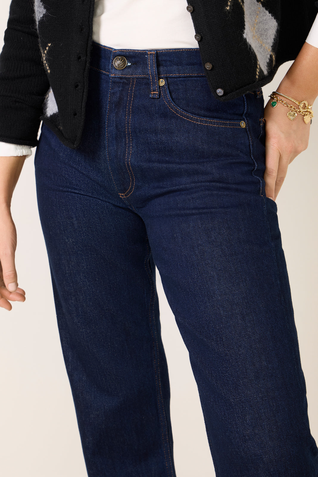 Women's Harlow Mid Rise Ankle Straight Jeans