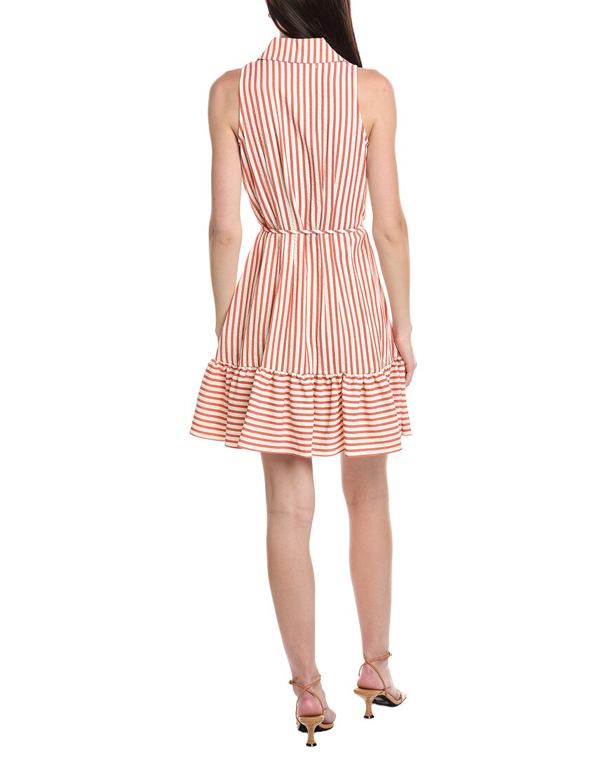 Maison Tara Seersucker Yarn Dye Stripe Shirtdress