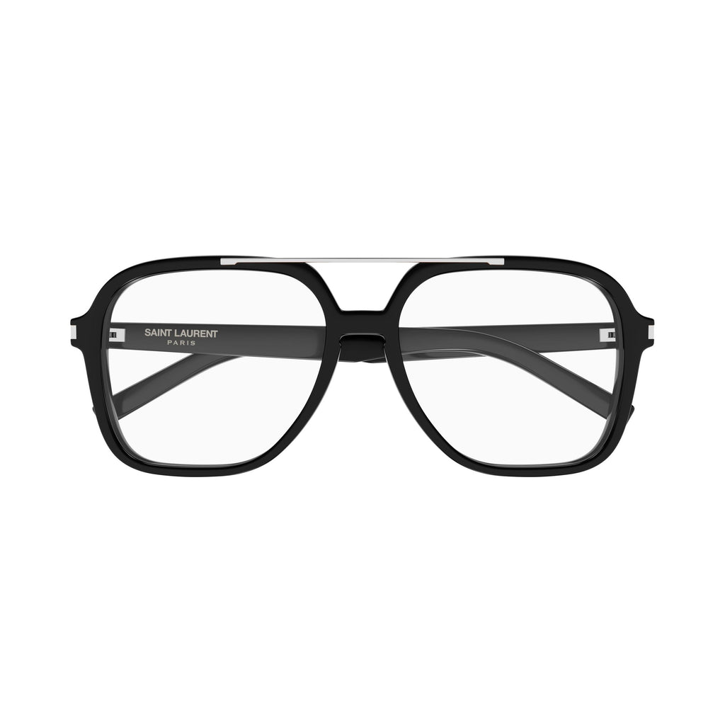 Oversized Square Frame Sunglasses With Silver Accents