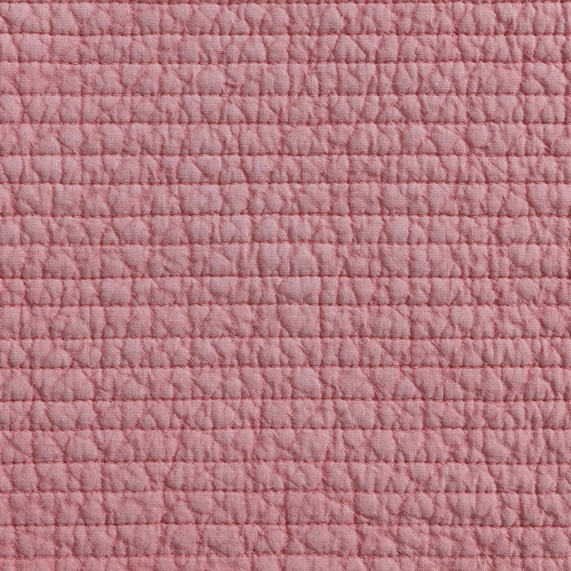 Nautica Seashore Stitch Pink Twin Quilt Set
