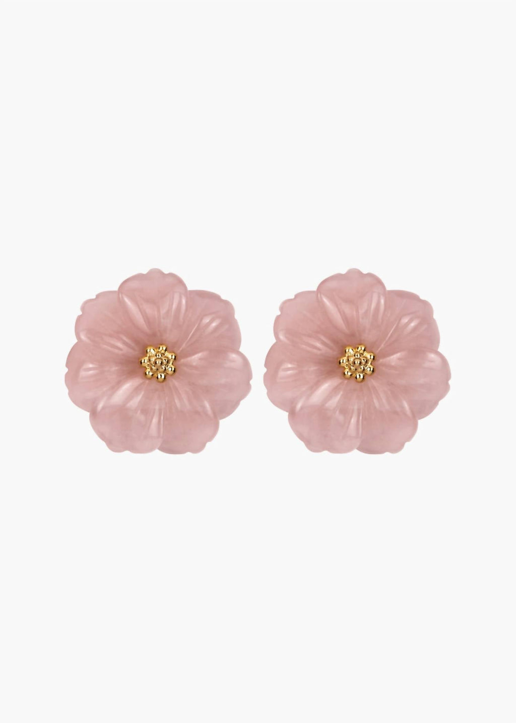 Women's Wynne Earrings In Rose Quartz