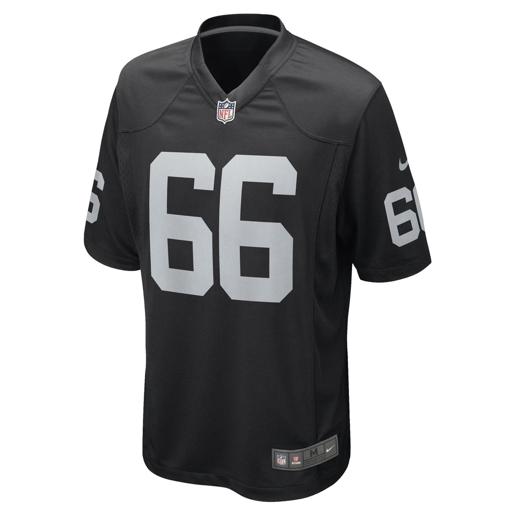Las Vegas Raiders Dylan Parham Black Game Player Jersey