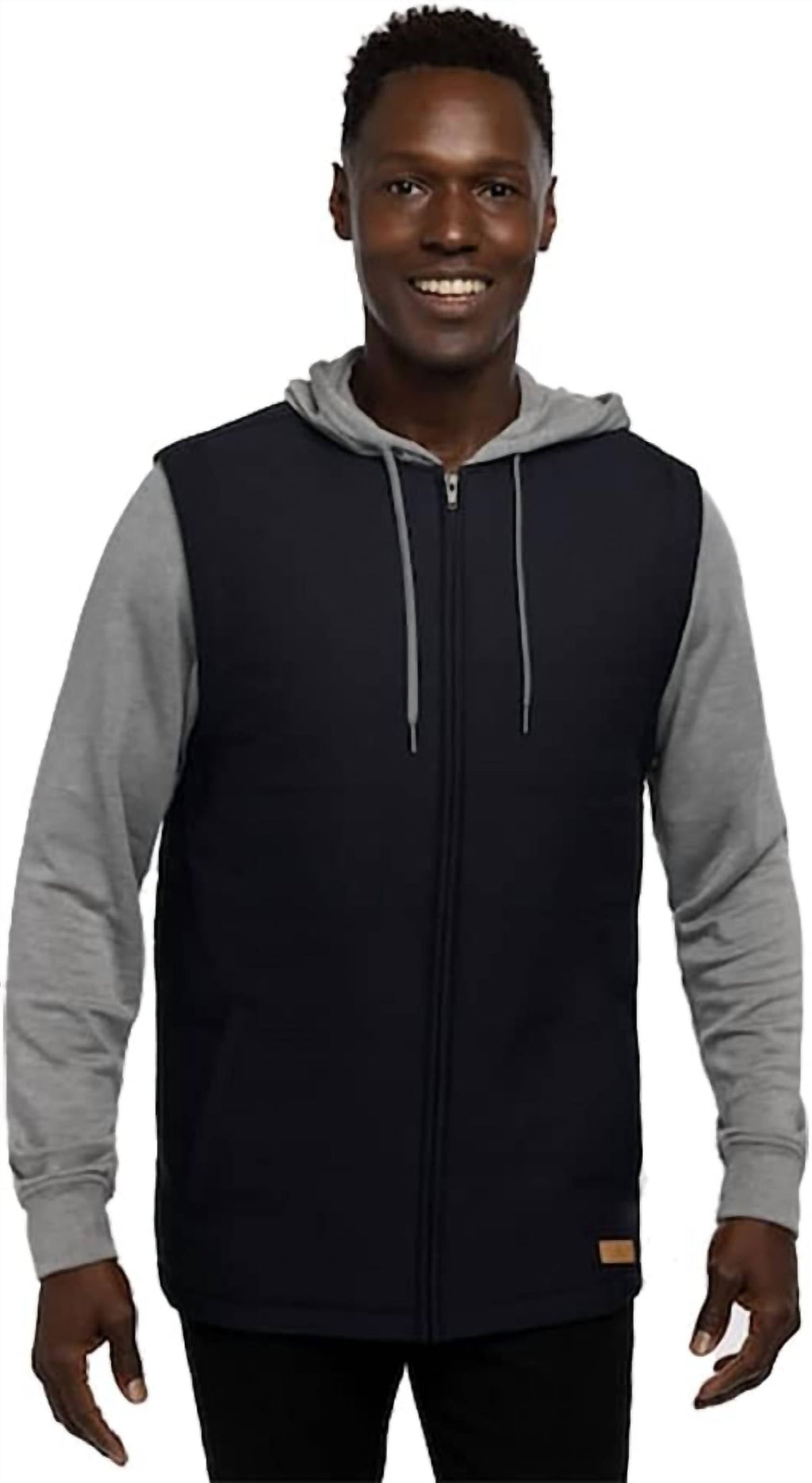 Scavenger Hoodie In Black Heather Grey