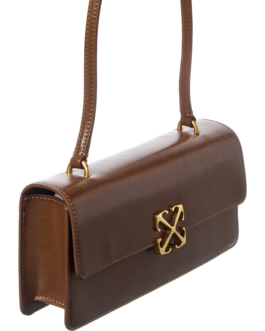 Off-White Jitney Leather Shoulder Bag