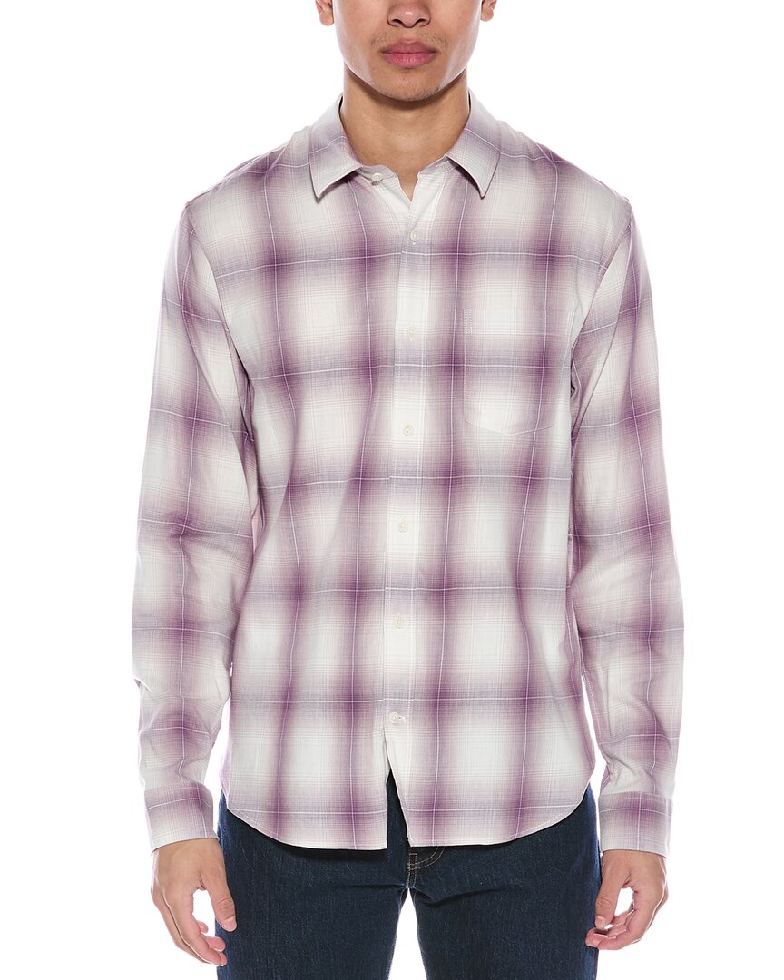 Vince Mirage Plaid Classic Fit Shirt