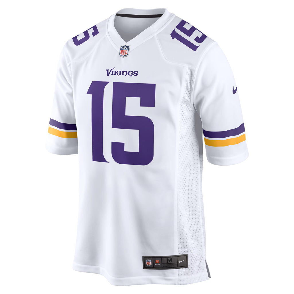 Minnesota Vikings Dallas Turner White Game Jersey