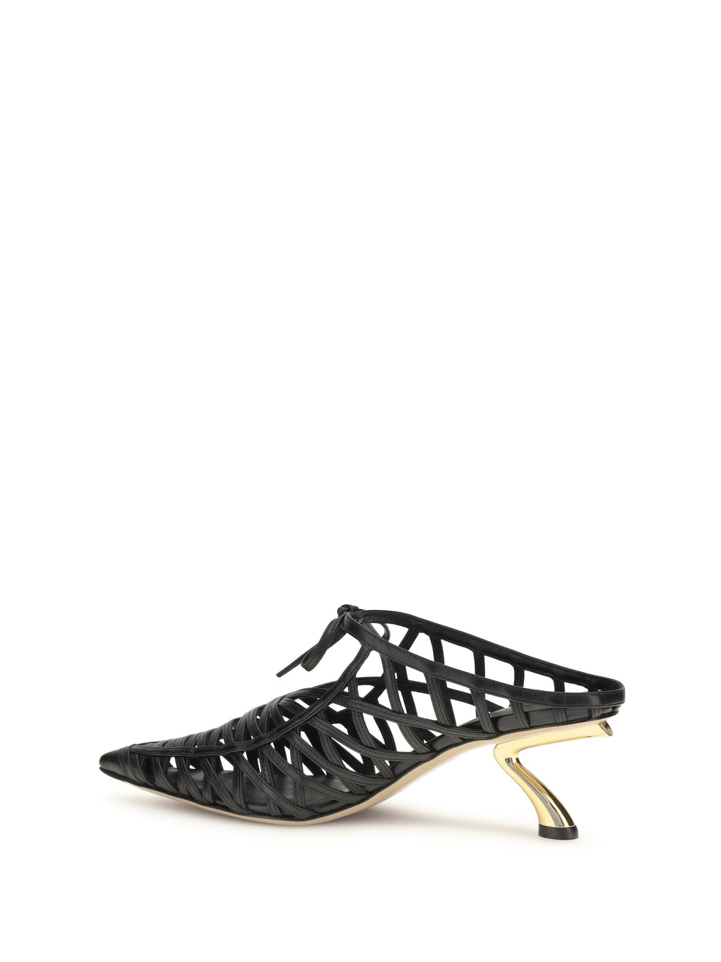 Ferragamo Women S Sculpted Heel Mules