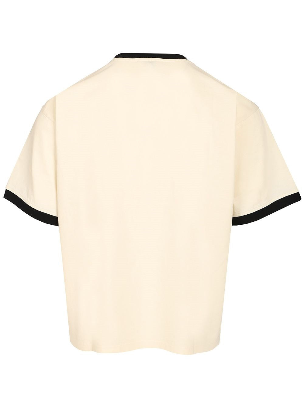 Versace Men Cotton Jersey T-Shirt With Print