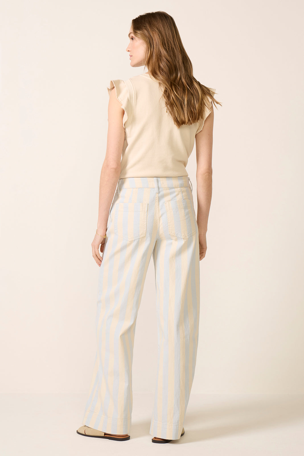 Women's Maker Wide Leg Stripe Pants