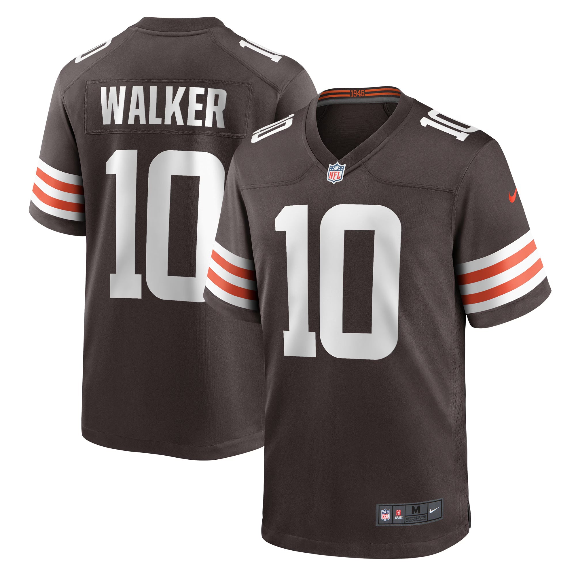 Cleveland Browns Phillip Walker Brown Team Game Jersey