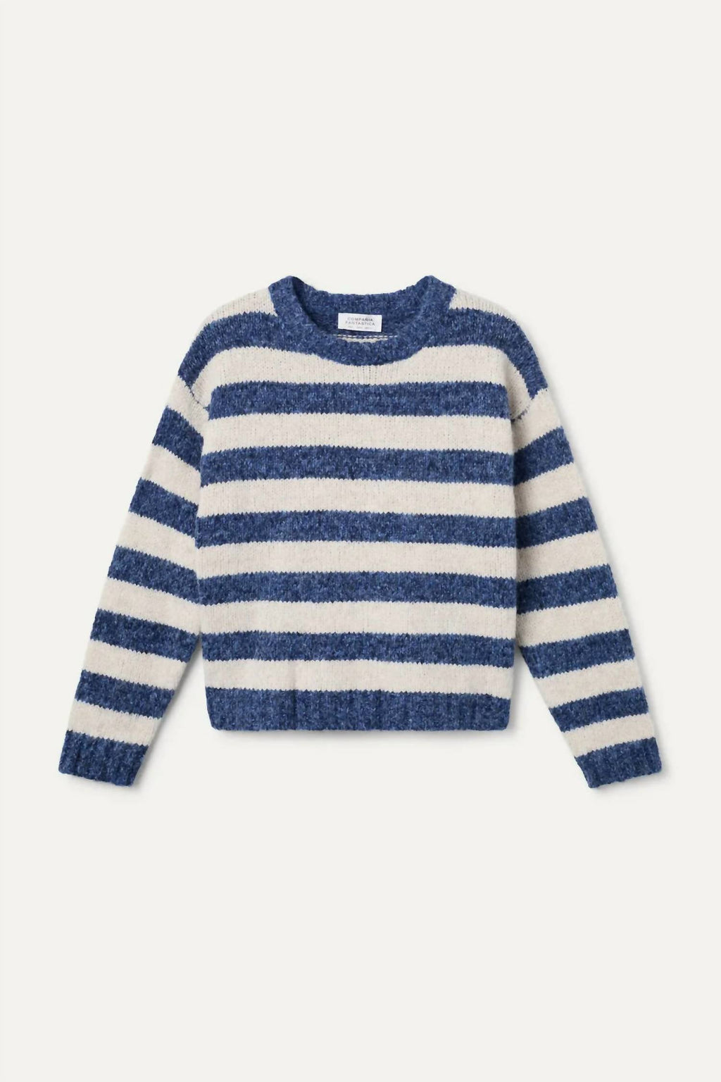 Rugby Stripe Sweater In Blue