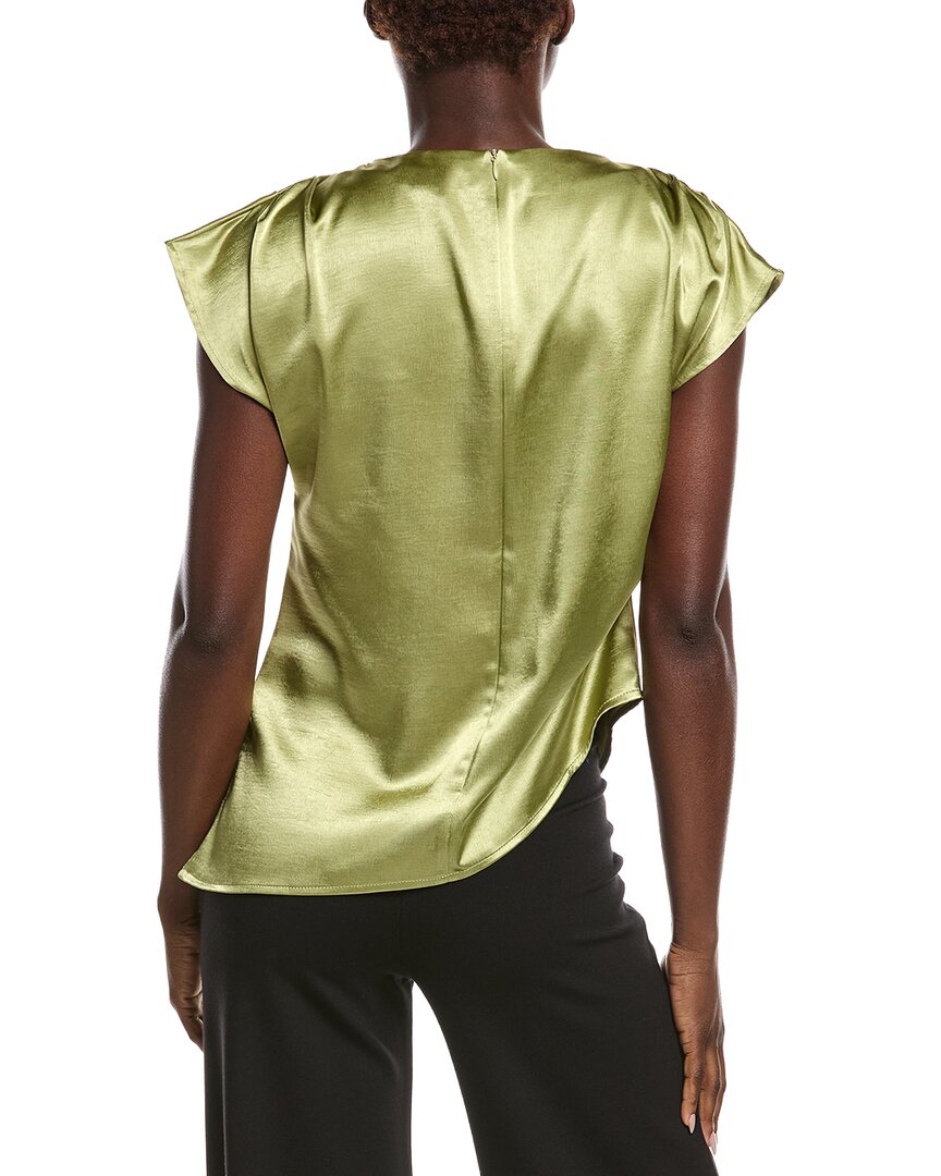 Gracia Asymmetrical Side Pleats Top