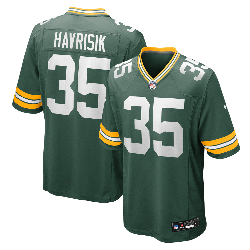 Green Bay Packers Lucas Havrisik Green Team Game Jersey