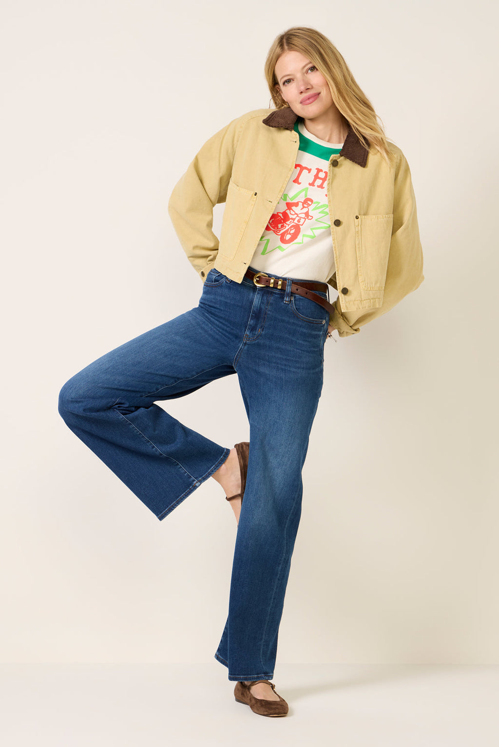 Women's Slim Palazzo Jeans