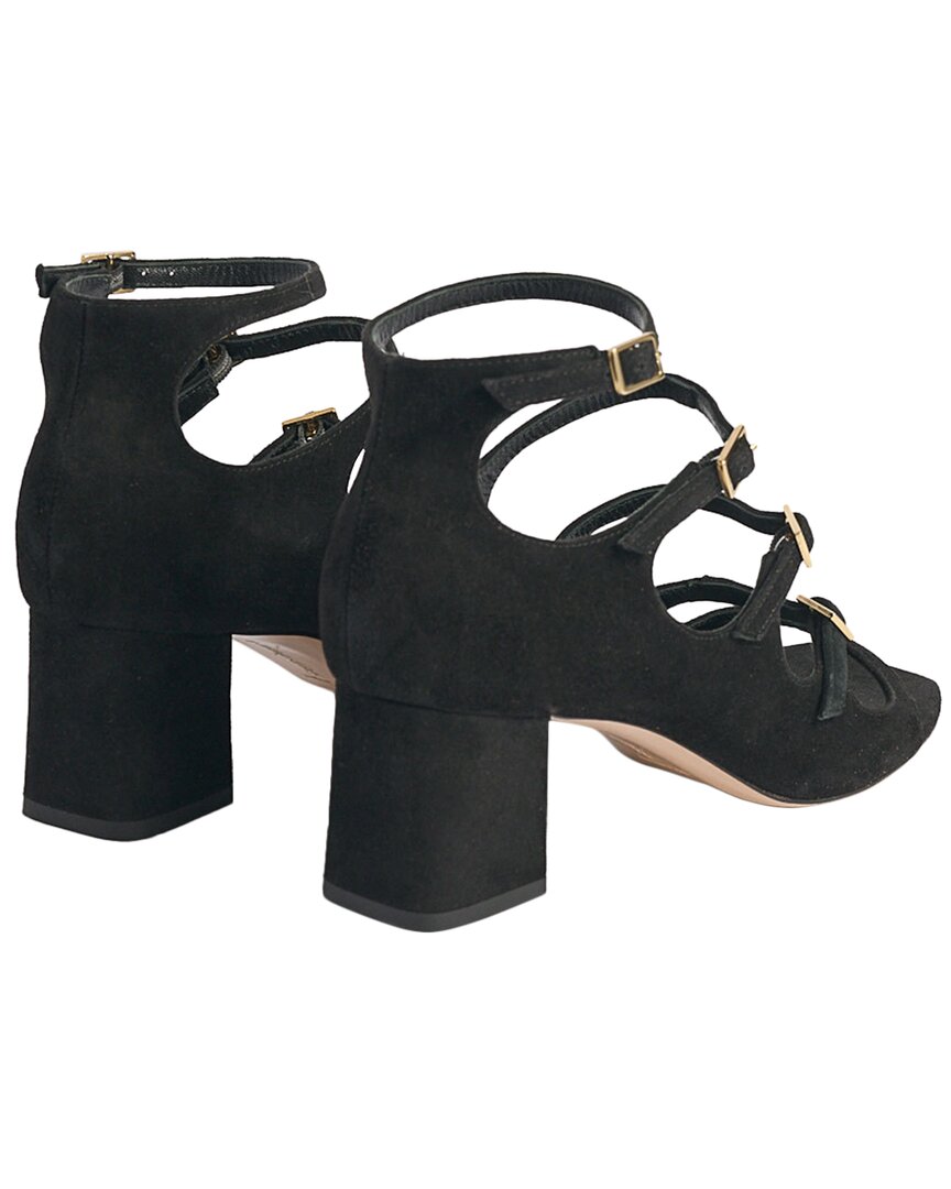 Marion Parke Francine Block Suede Sandal