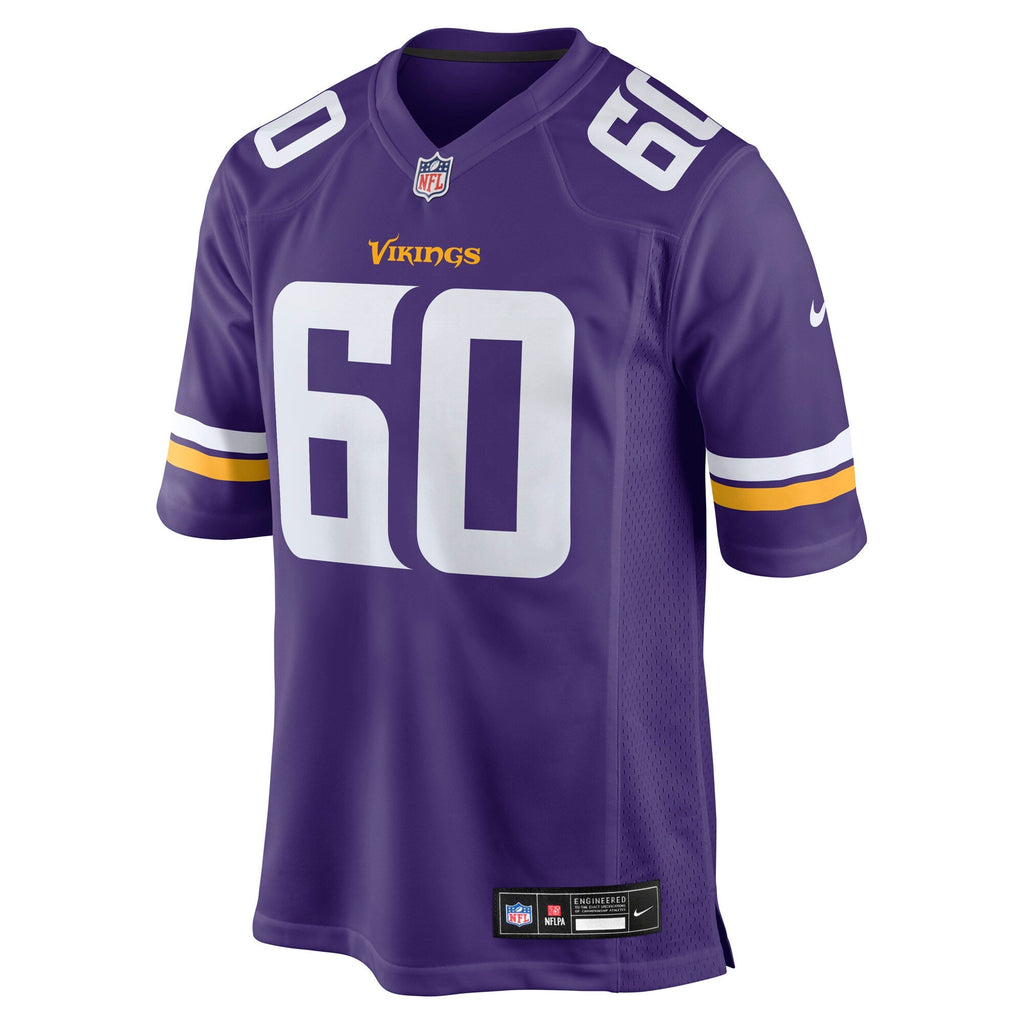 Minnesota Vikings Joe Huber Purple Team Game Jersey