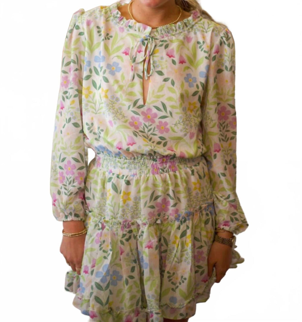 Freya Dress In Wildflowers