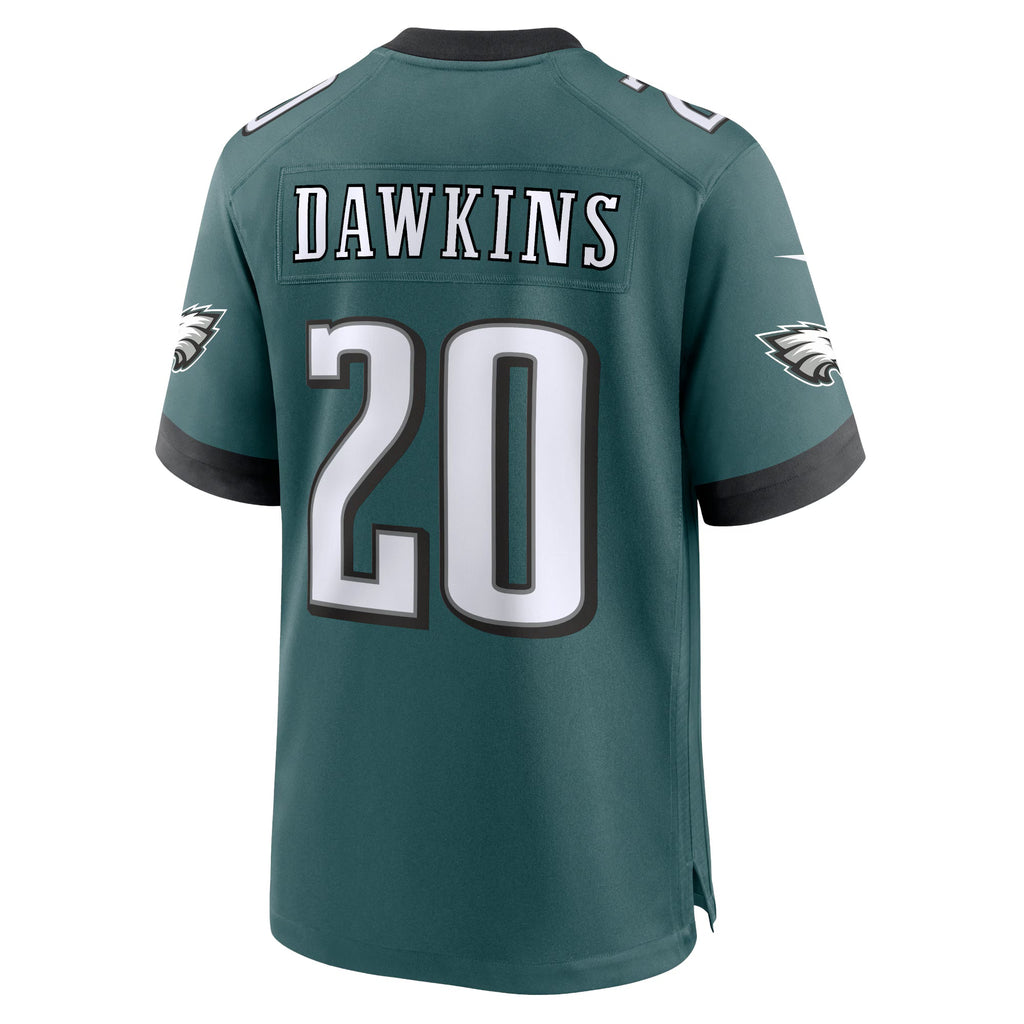 Philadelphia Eagles Brian Dawkins Midnight Green Team Game Jersey