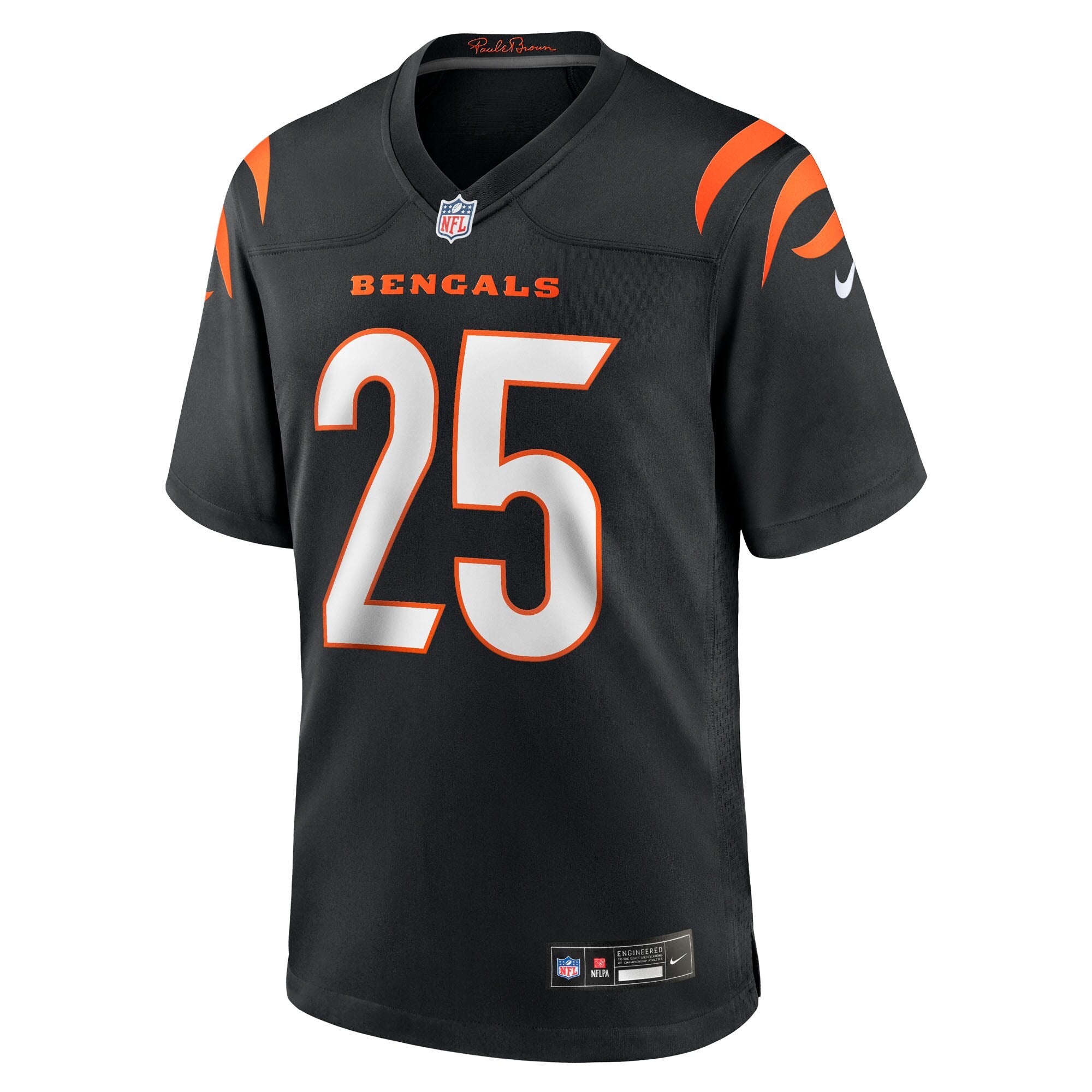 Cincinnati Bengals Tahj Brooks Black Team Game Jersey