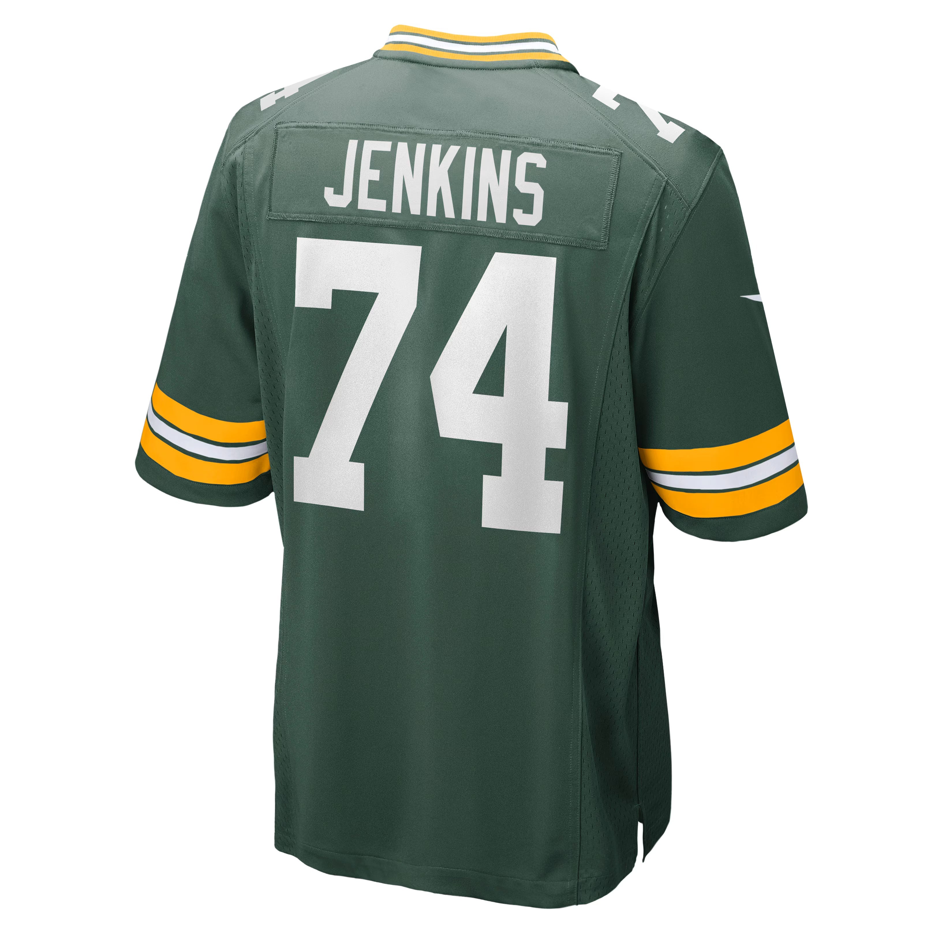 Green Bay Packers Elgton Jenkins Green Game Jersey
