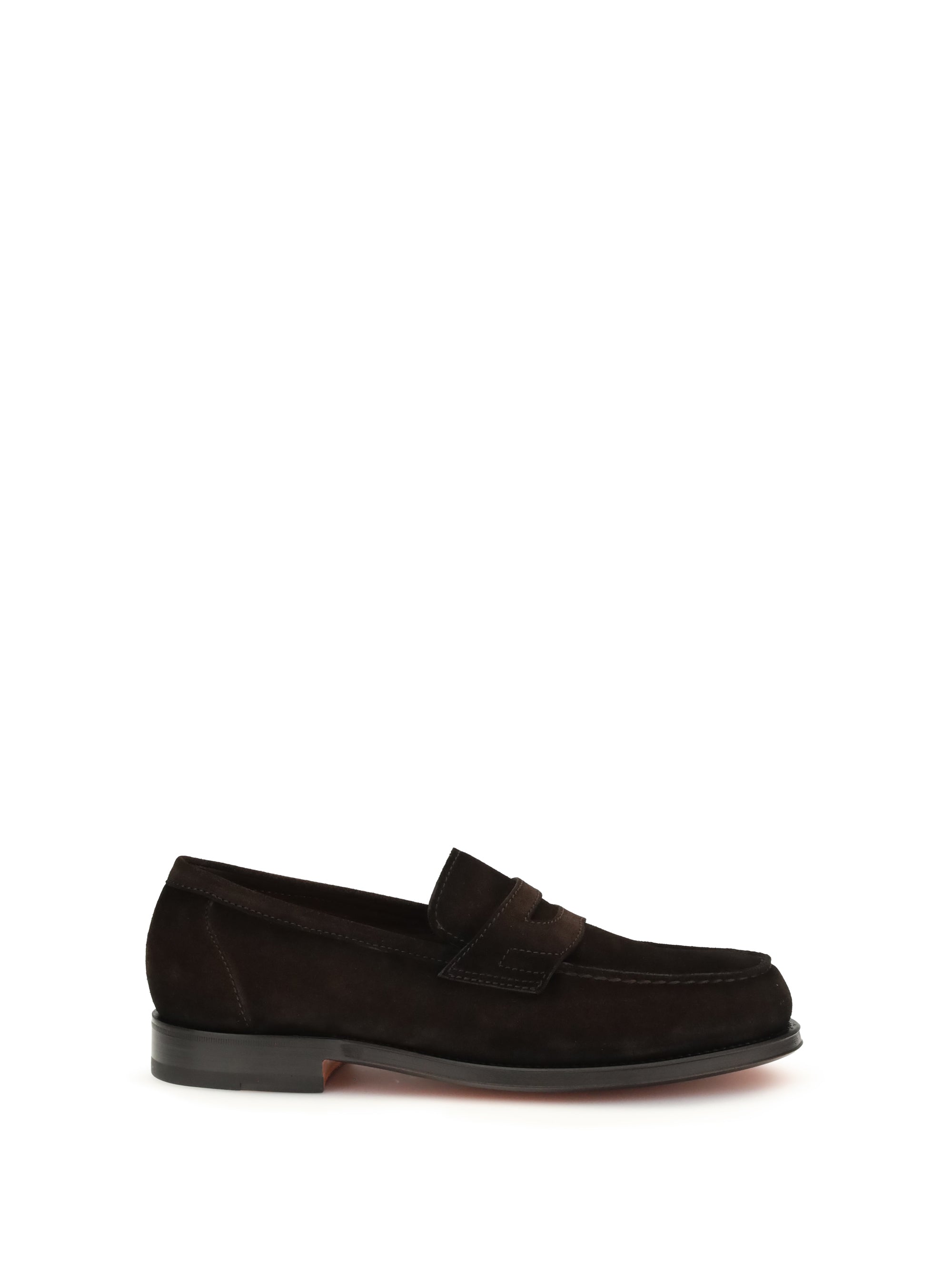 Santoni Men Suede Loafer