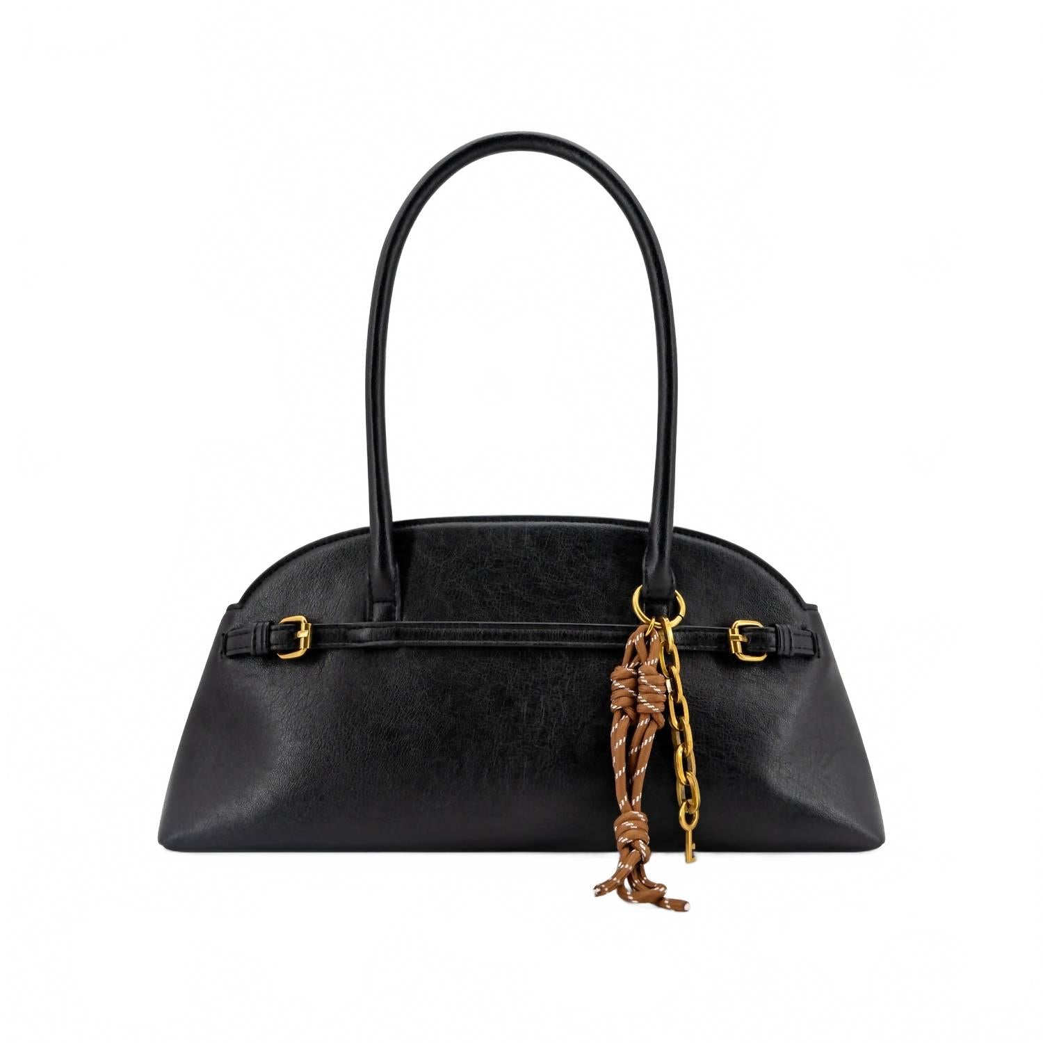 Women's Liorah Crescent Shoulder Bag In Black