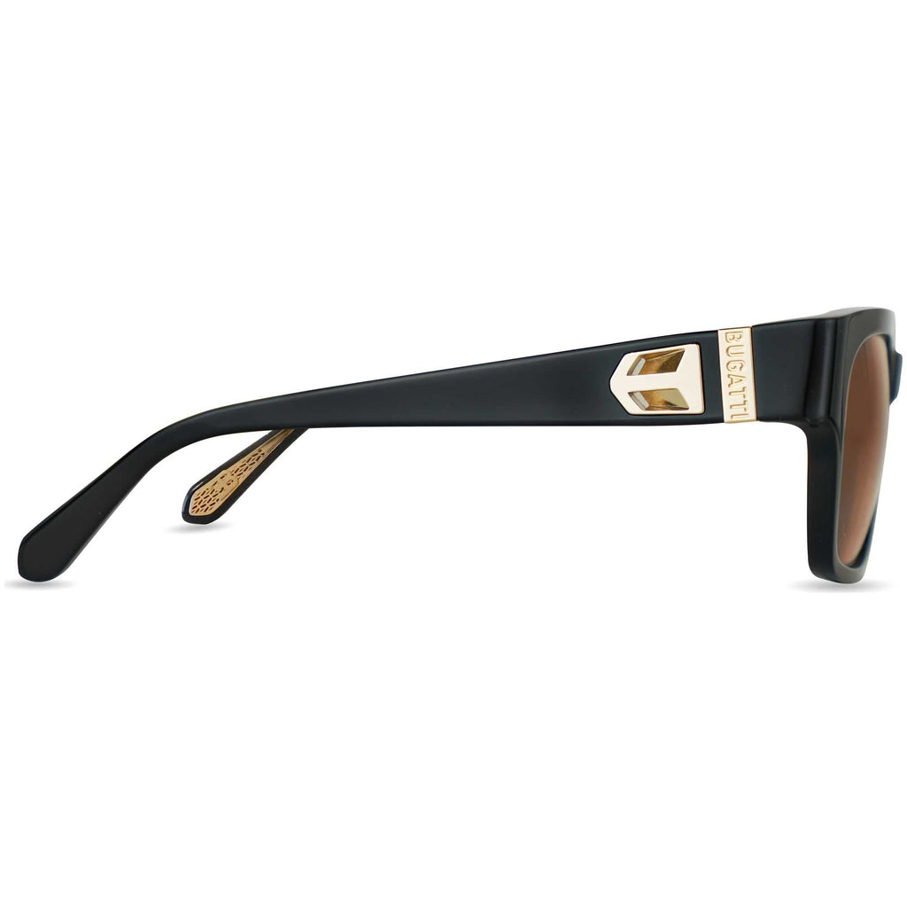 Bugatti Men's 56 mm Black Sunglasses
