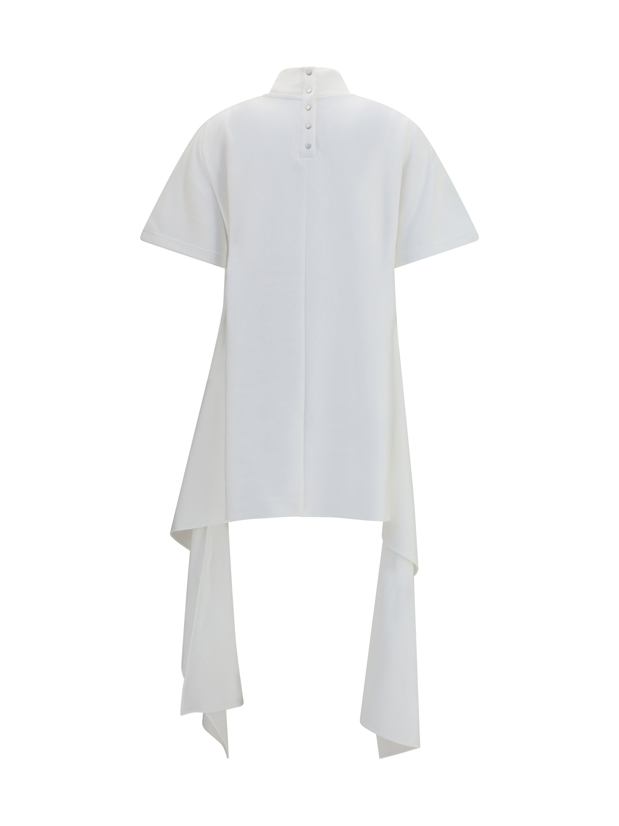 Alaïa Women Asymmetric Cotton T-Shirt