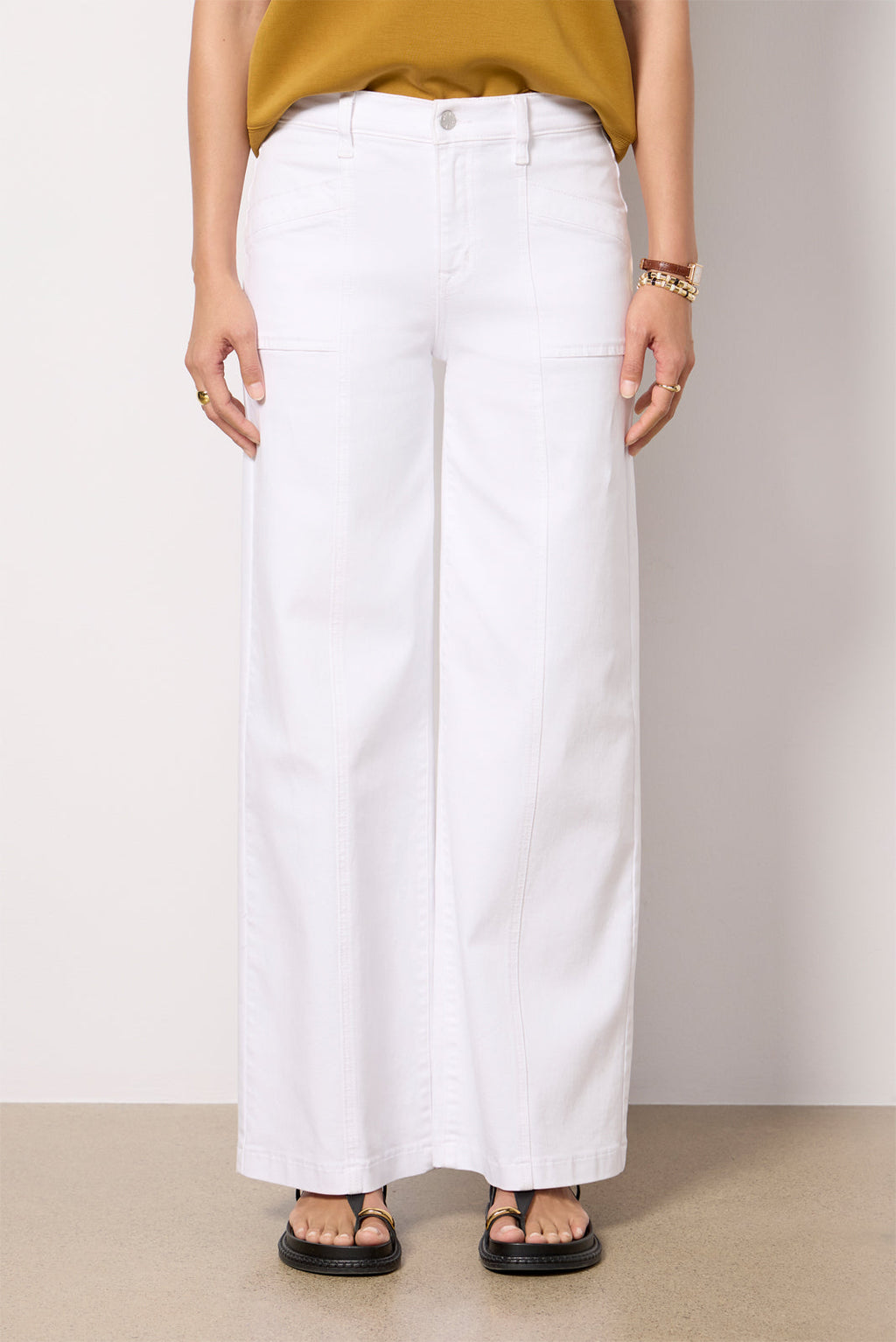 Women's Ever Wide Leg with Seam Detail Jeans