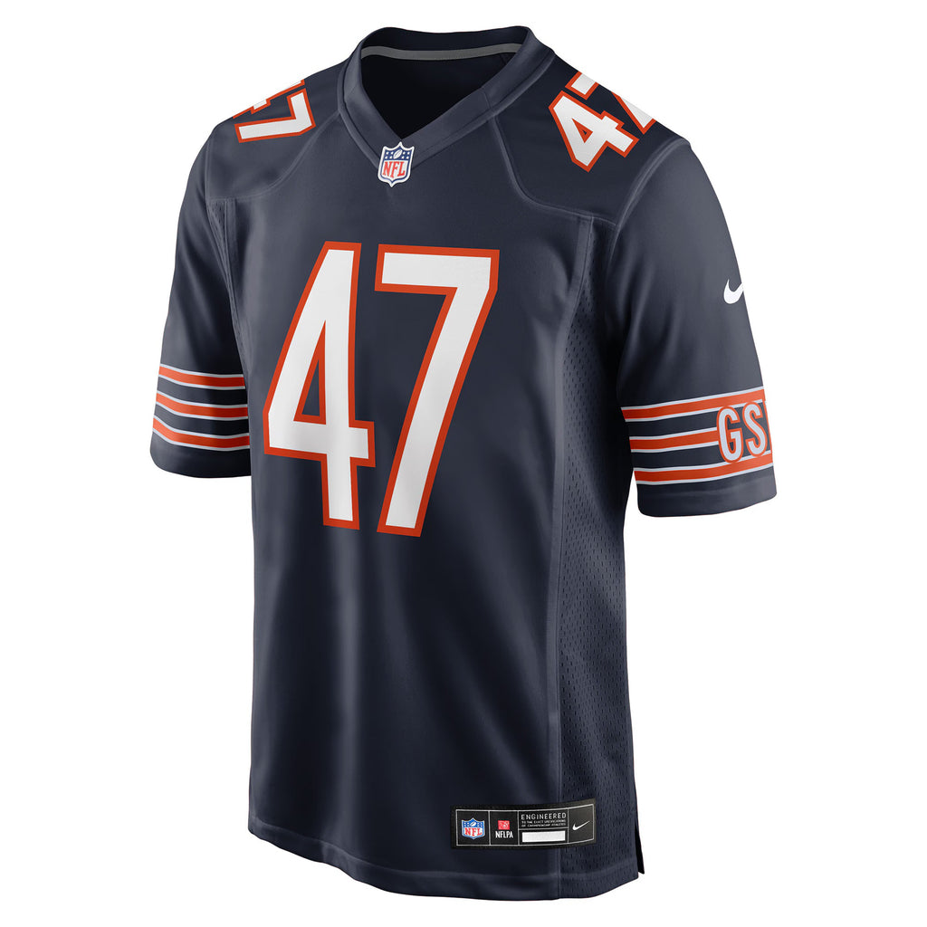 Chicago Bears Ruben Hyppolite II Navy Team Game Jersey