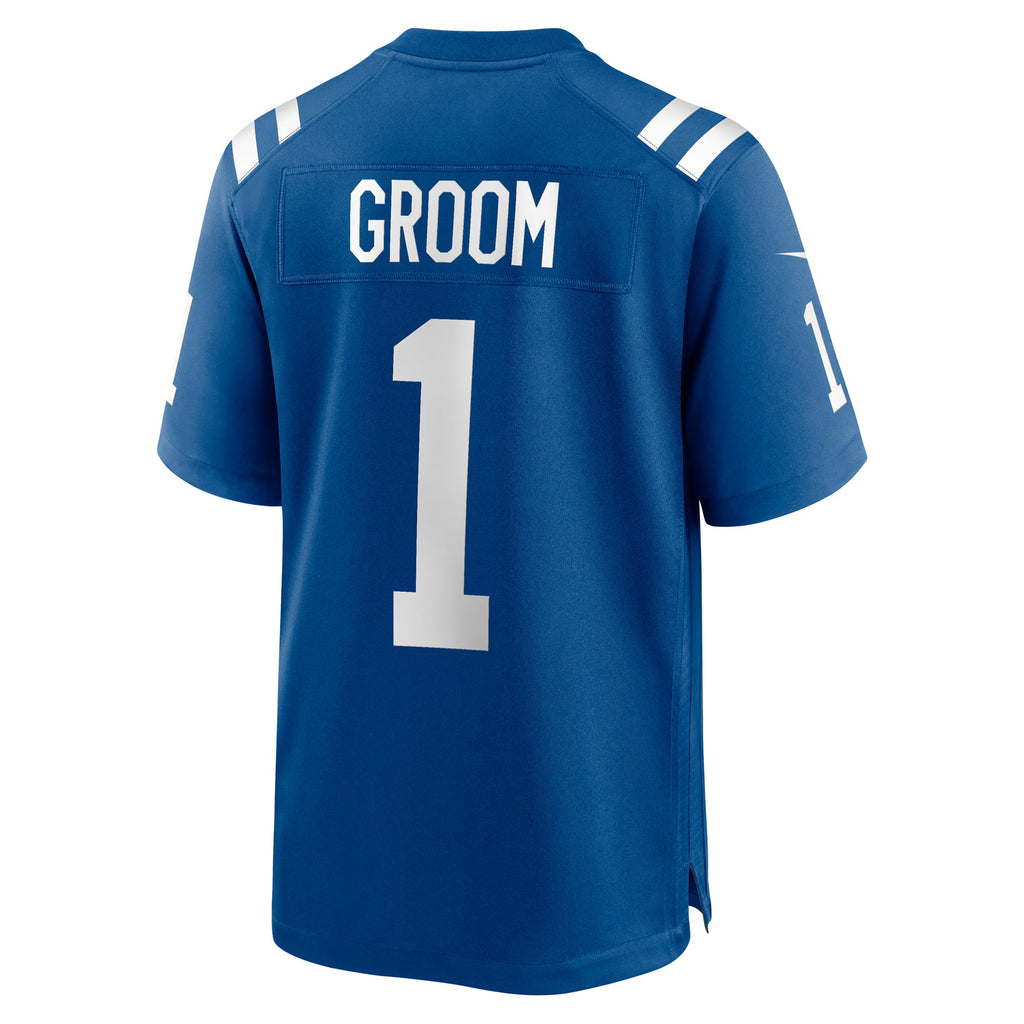 Indianapolis Colts Number 1 Groom Royal Game Jersey