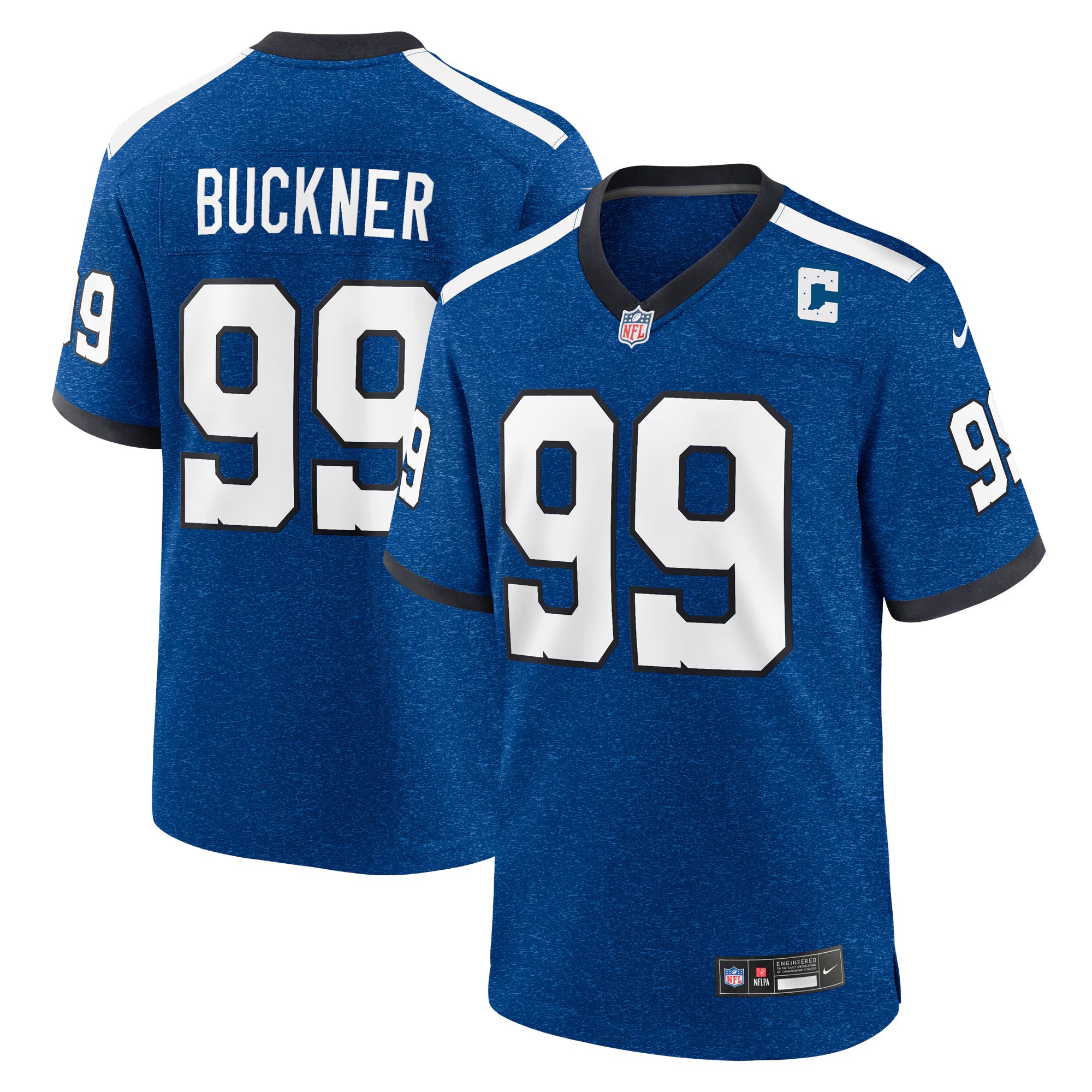 Indianapolis Colts DeForest Buckner Blue Alternate Game Jersey