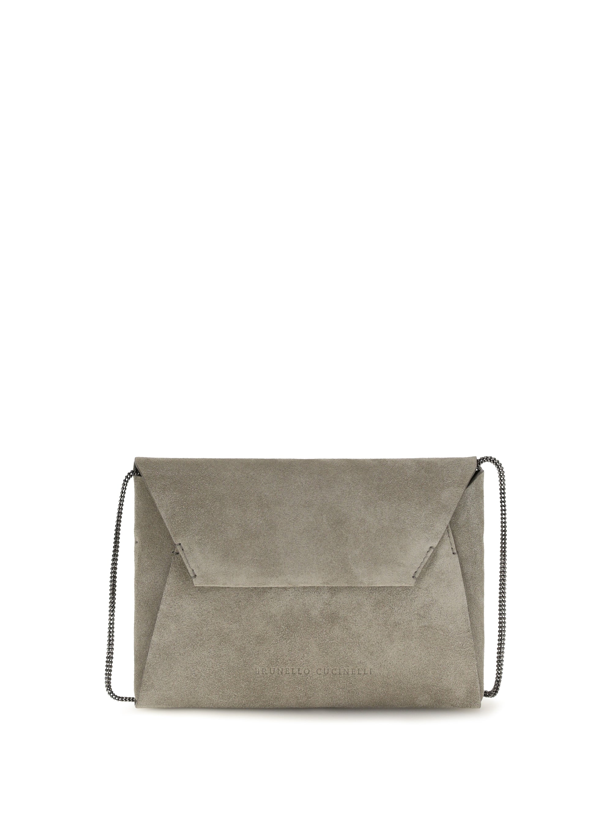 Brunello Cucinelli Women Bc Duo Suede Clutch Bag