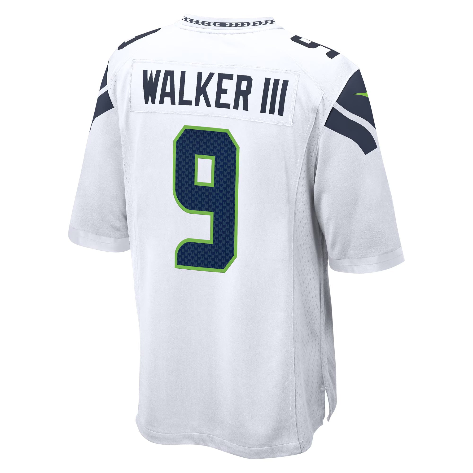 Seattle Seahawks Kenneth Walker III White 50th Season Game Jersey